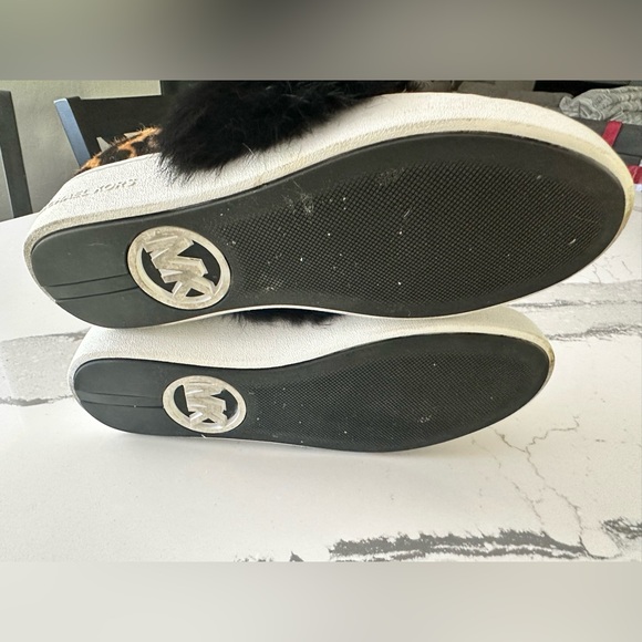 Michael Kors Shoes Maven Sneakers Cheetah Slip On | Color: Black/Brown | Size: 6 - Picture 10 of 12